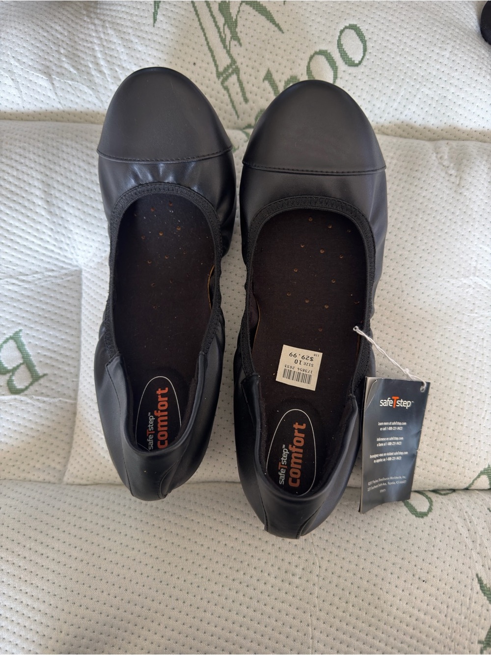 Black Comfort Women's Slip-On Flats